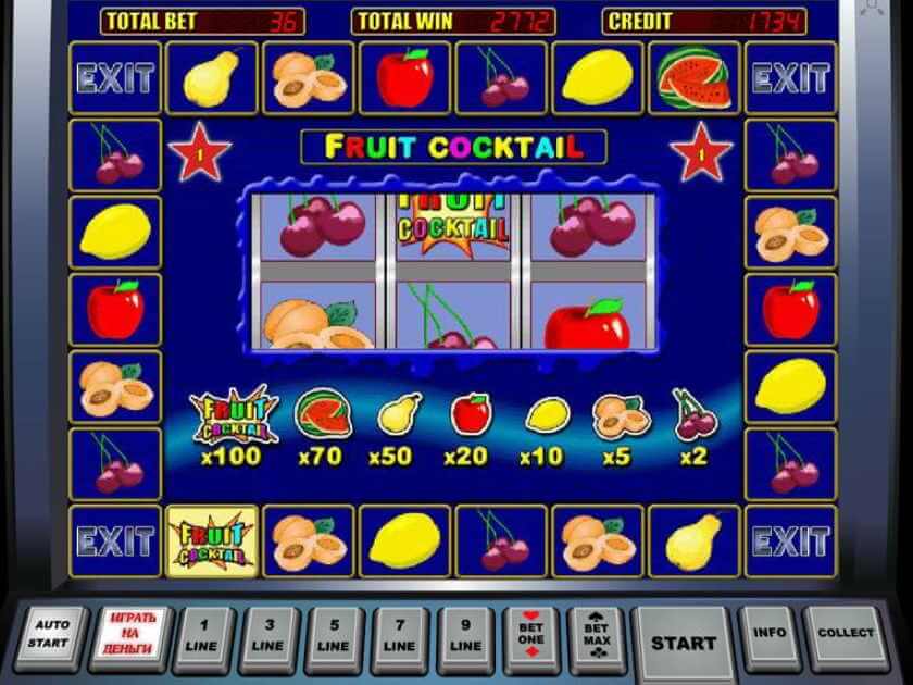 Играть в Фруктовый Коктейль